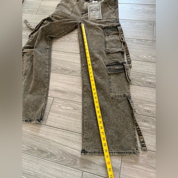 VIP Jeans|Women’s Dark Gray Olive Cargo Pants,deep pockets•••Size 13/31–NWT - Picture 14 of 14